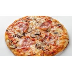 PIZZA CON BACON Y QUESO