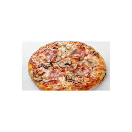 PIZZA CON BACON Y QUESO