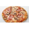 PIZZA CON BACON Y QUESO